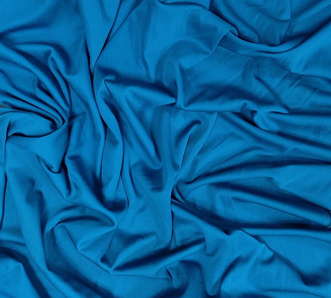 Teal Polyester Jersey Fabric