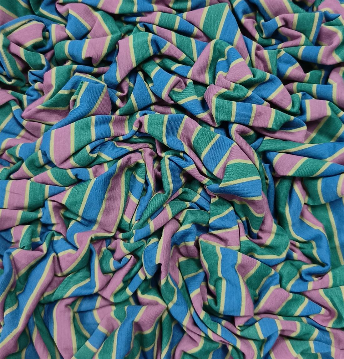 Multicolour Polyester Fabric