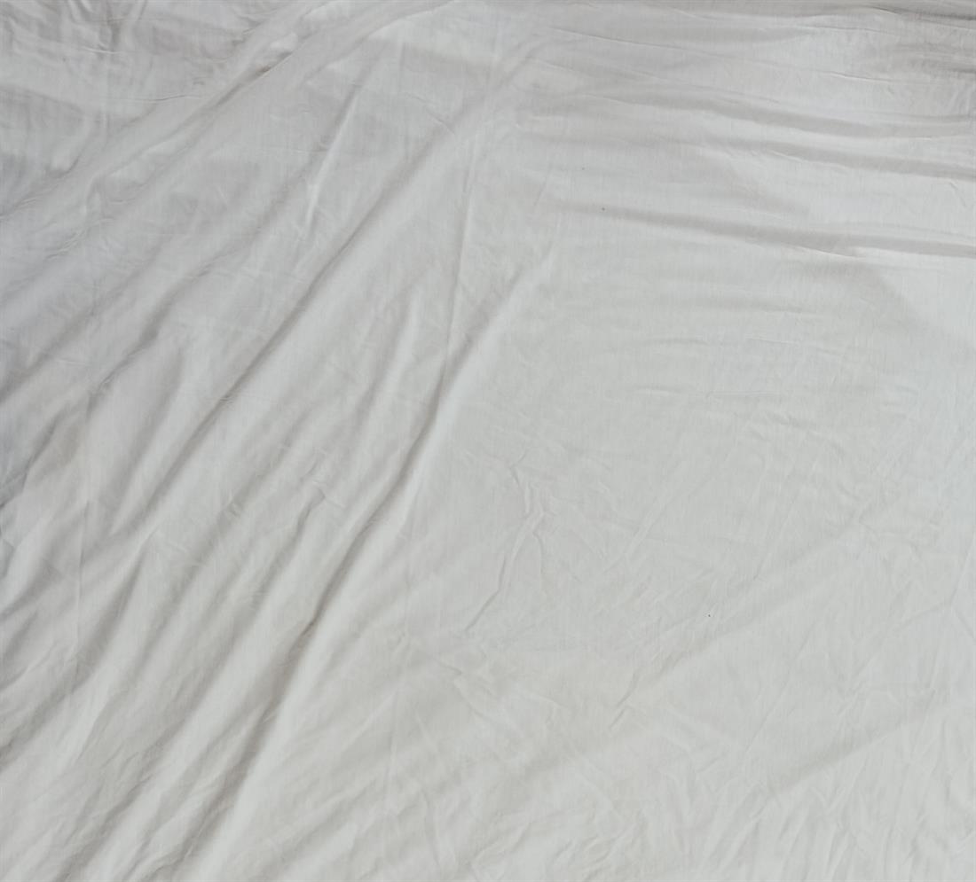 Ivory Cotton Polyester Jersey Fabric