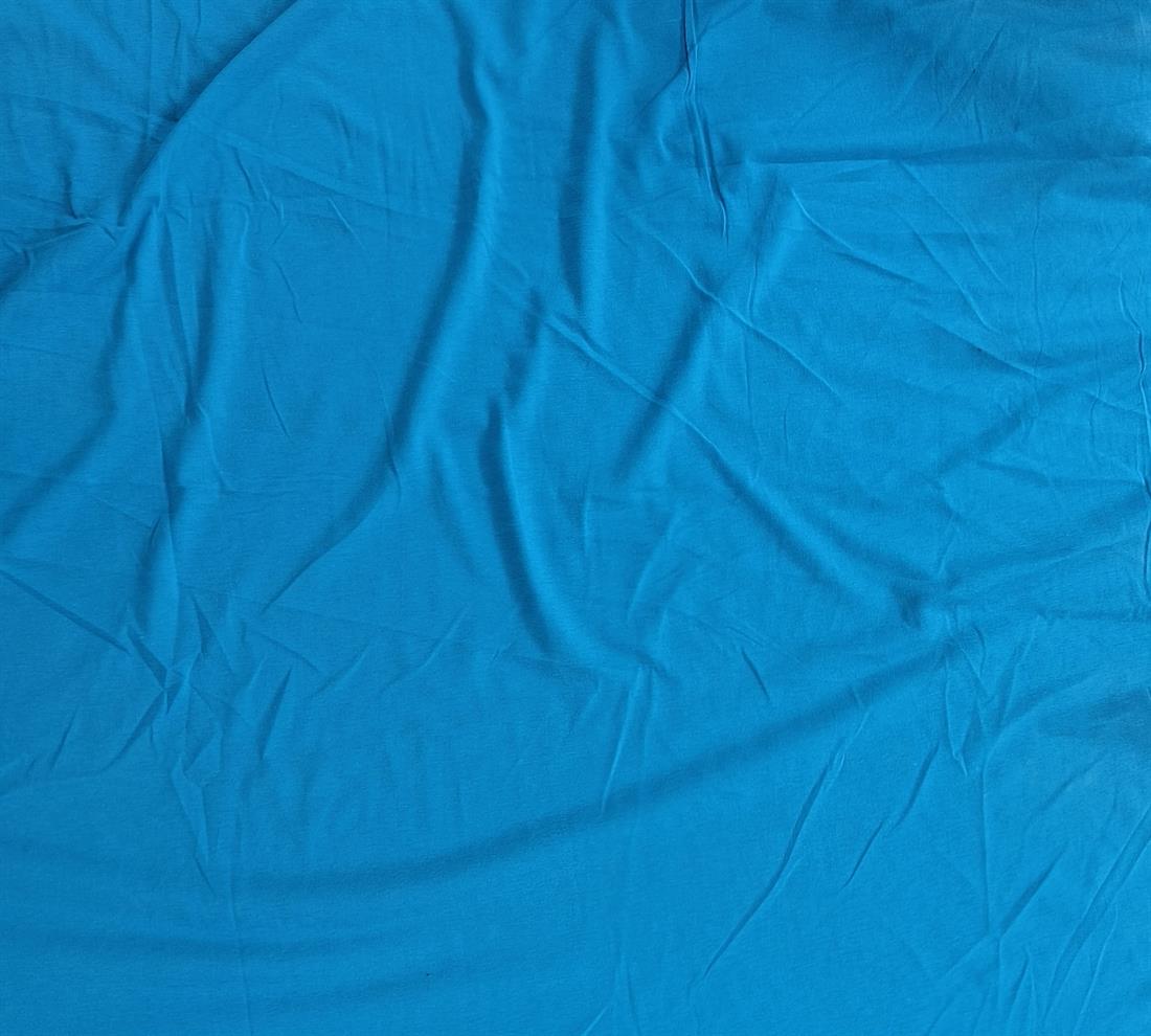 BLU Cotton Polyester Jersey Fabric