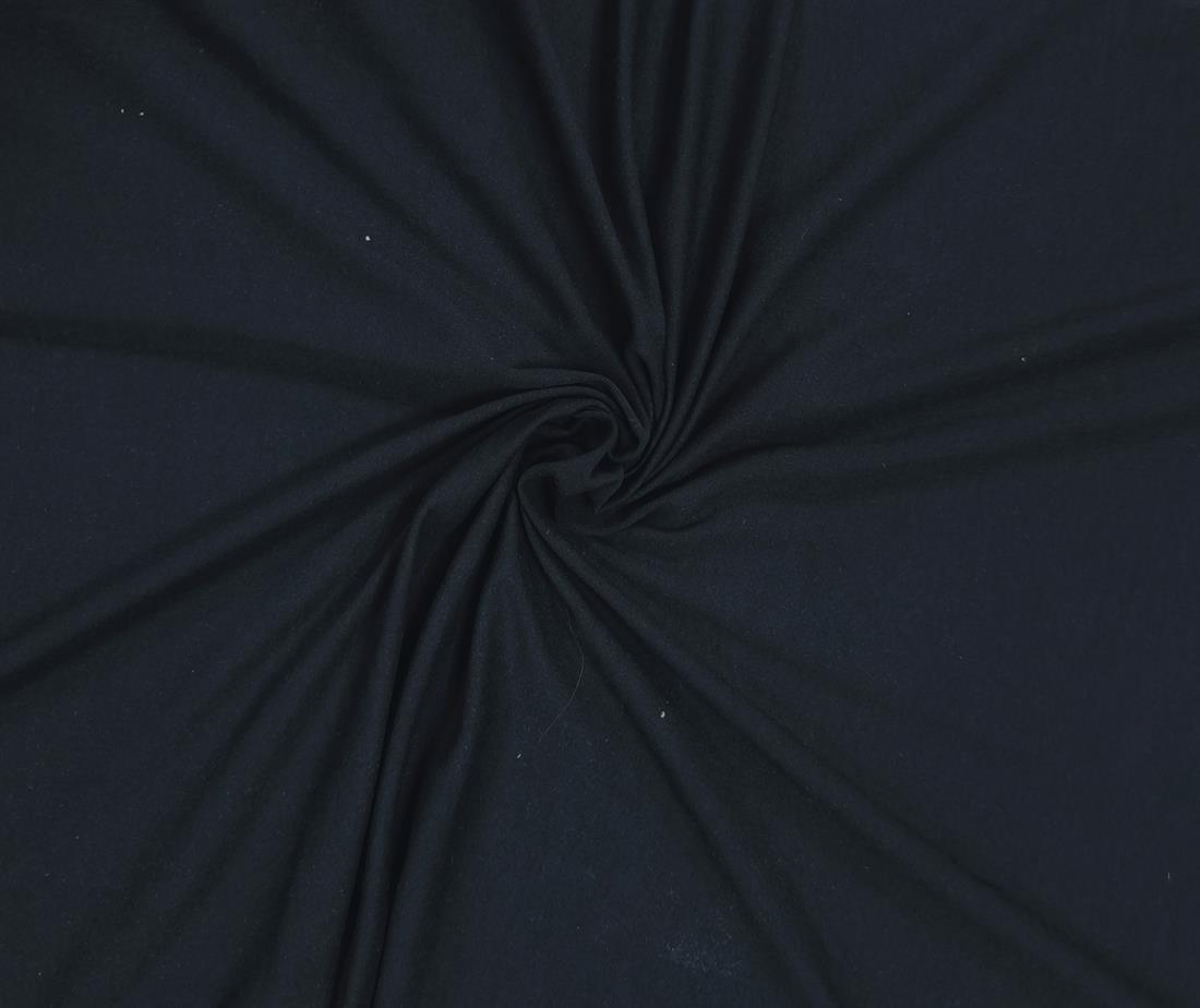 Black Polyester Jersey Fabric