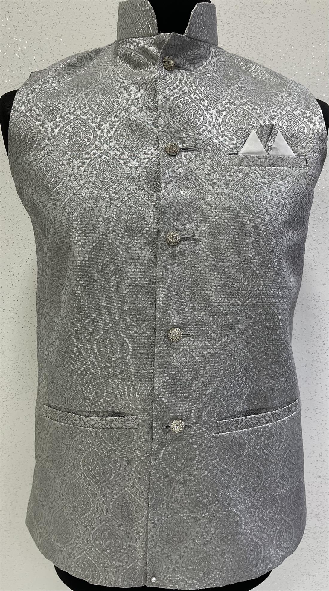 Grey Mens Waistcoat