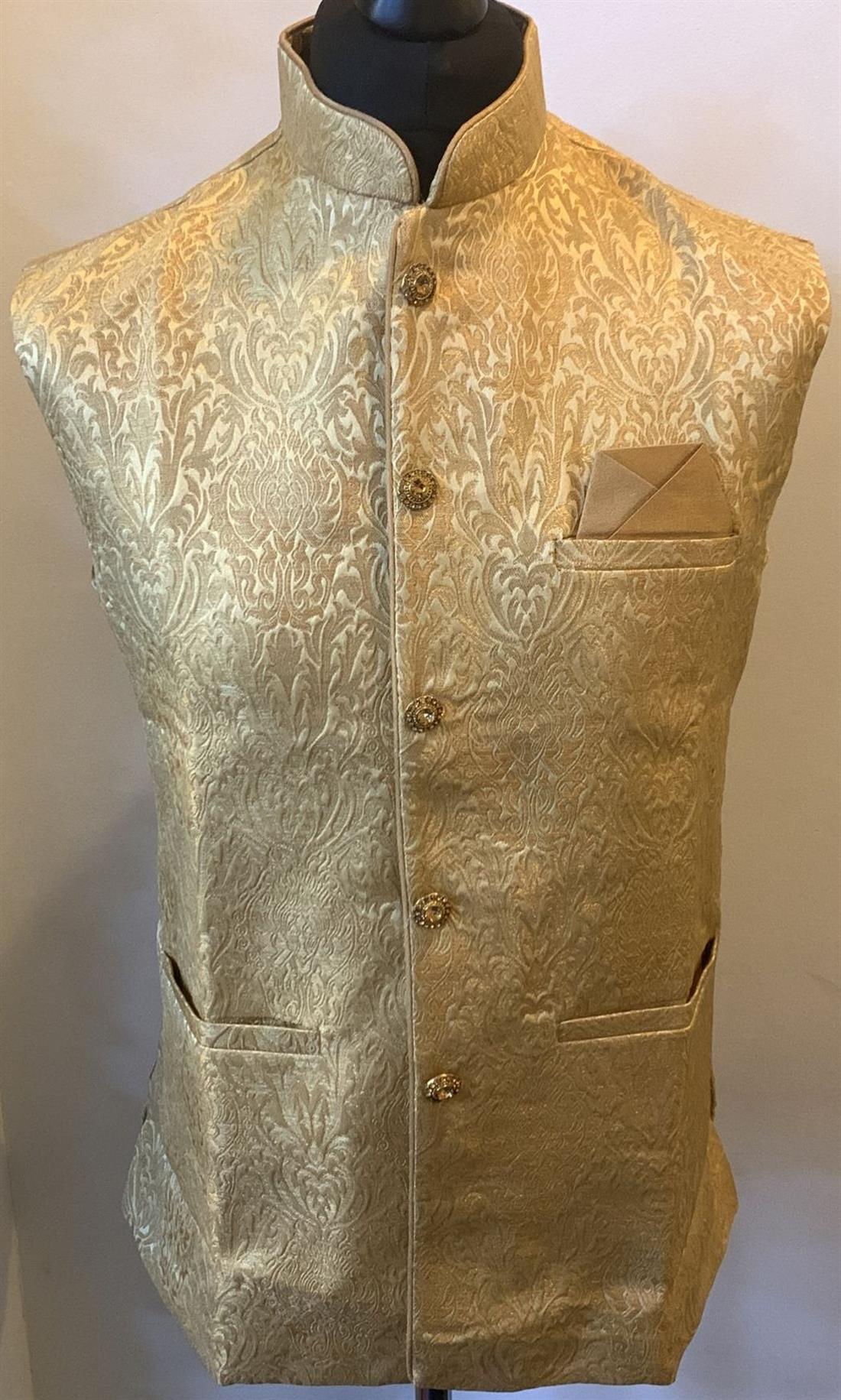 Gold Boys Waistcoat
