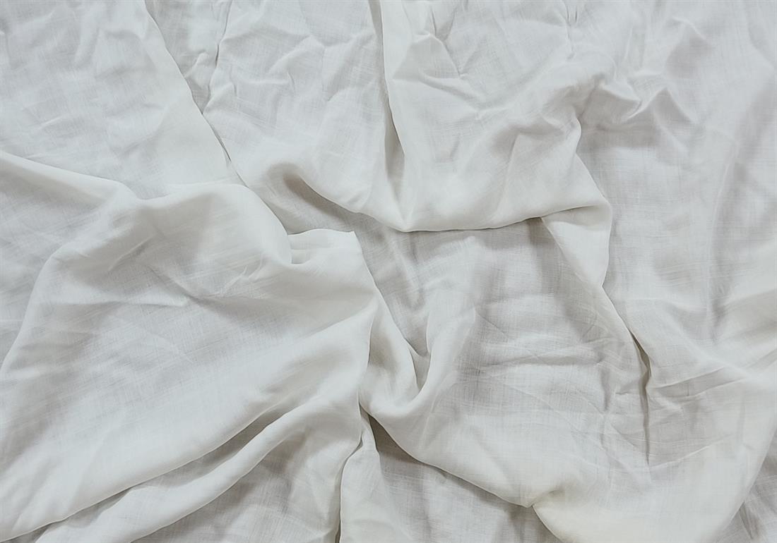 Whit Stripe Cotton Polyester Fabric