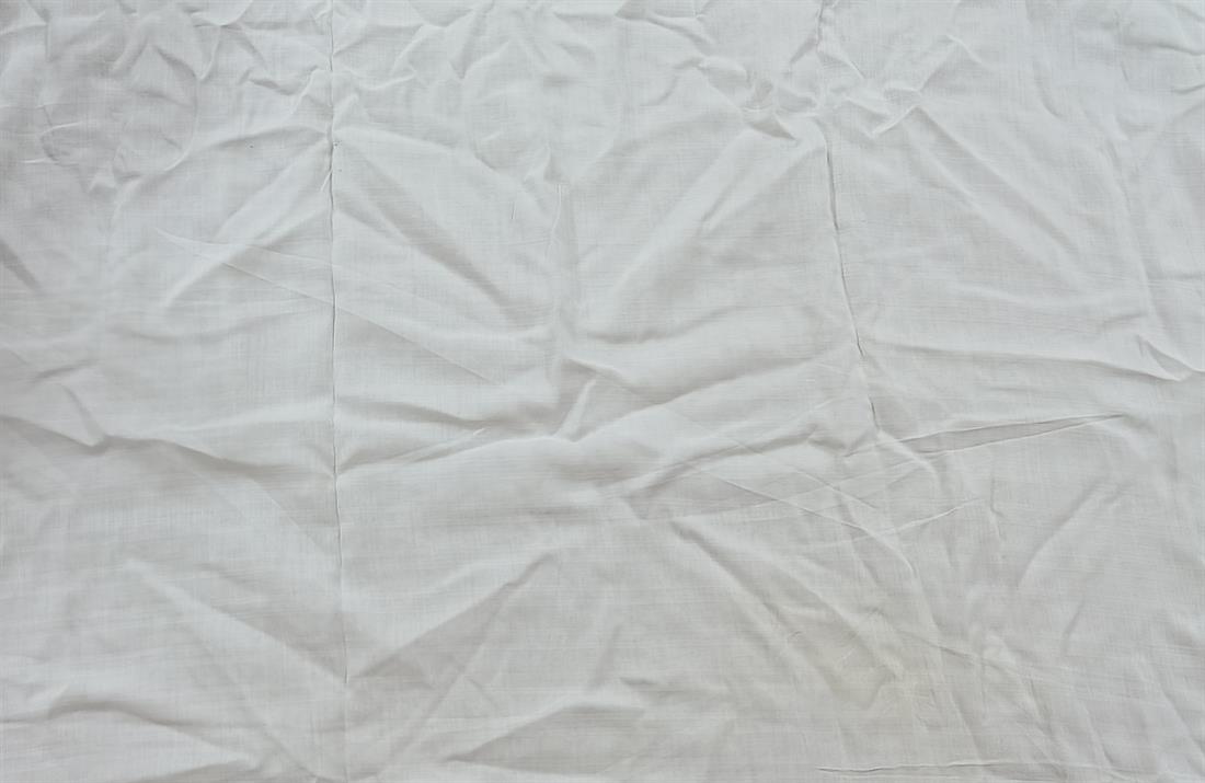 Whit Stripe Cotton Polyester Fabric