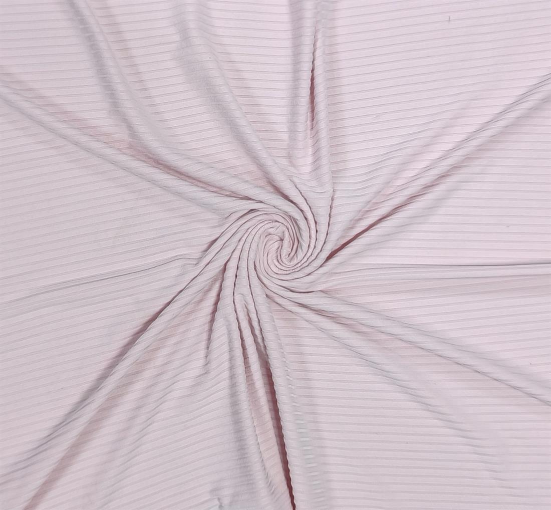 Pink1 Ribbed Jersey Fabric