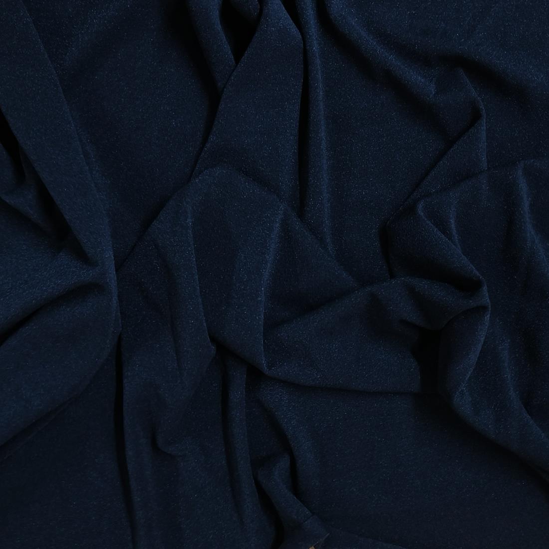 Black Knitted Jersey Fabric