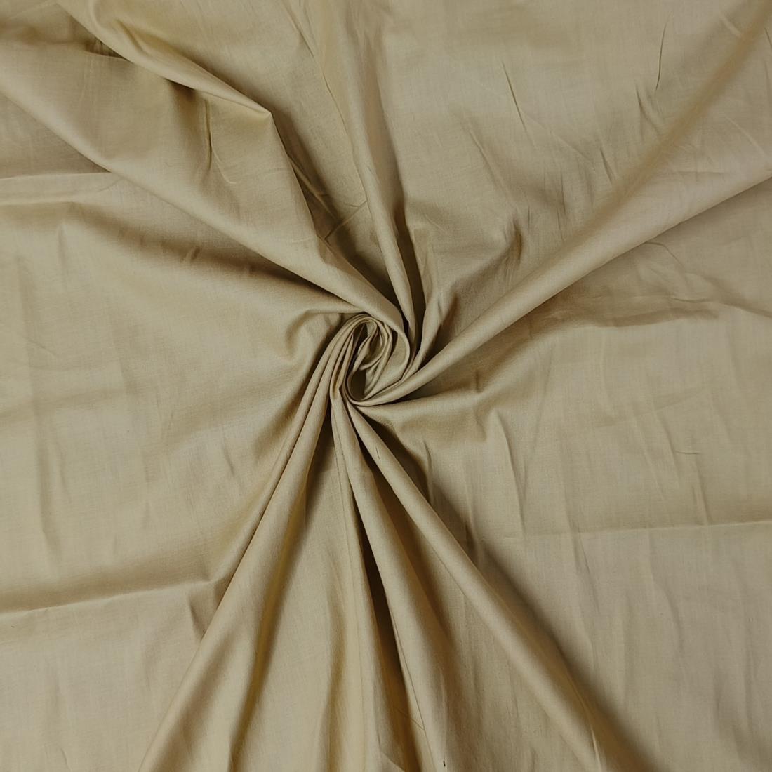 Ochre Plain Polyester Fabric