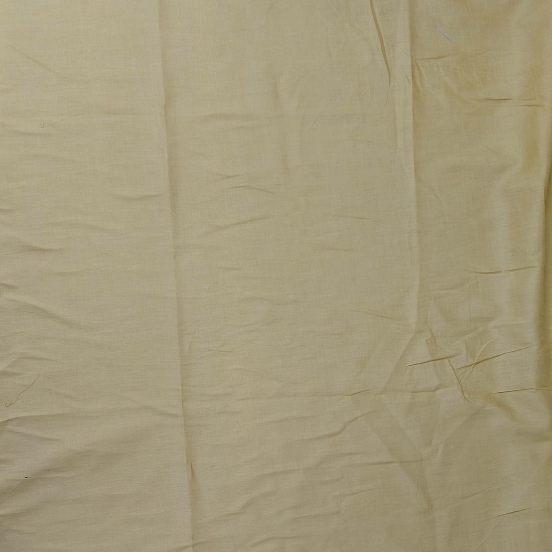 Ochre Plain Polyester Fabric