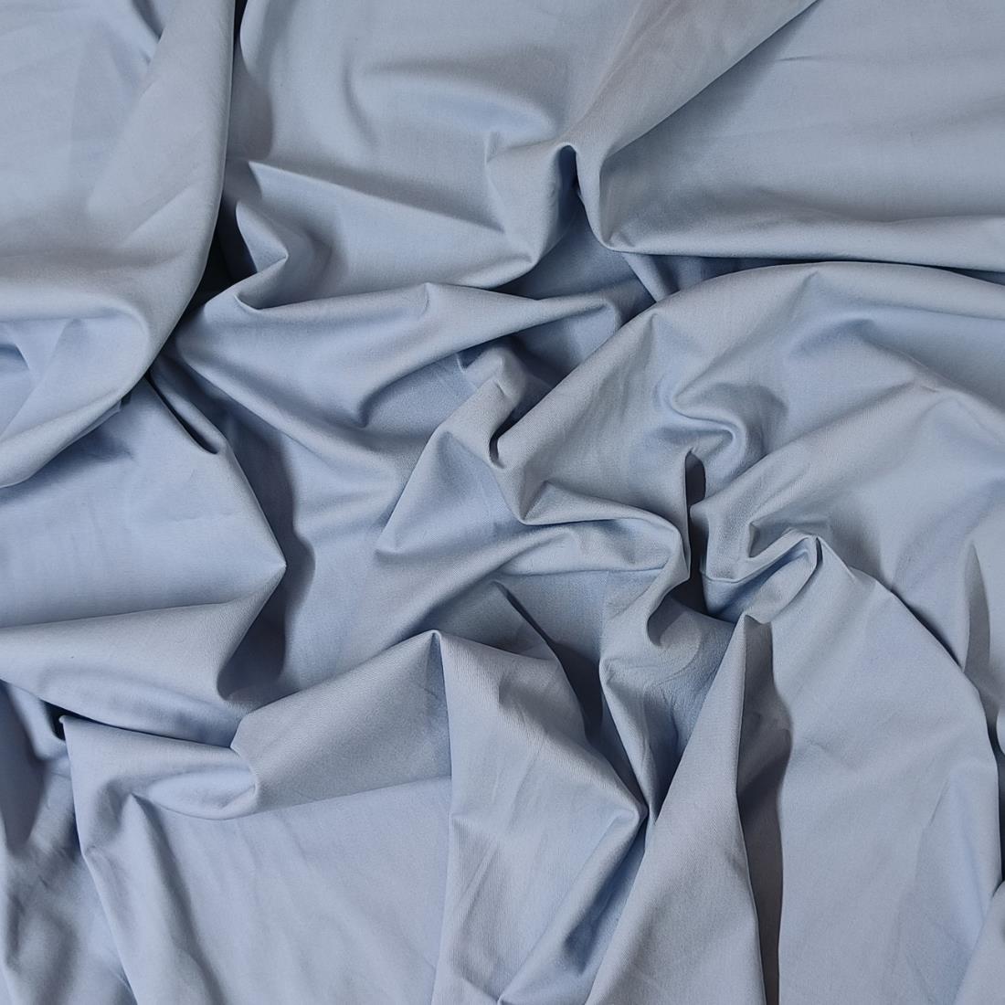 Skyblu Plain Polyester Fabric