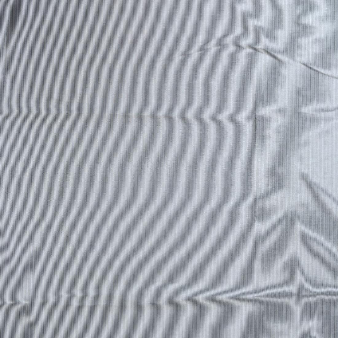 Whit Stripe Cotton Sateen Fabric