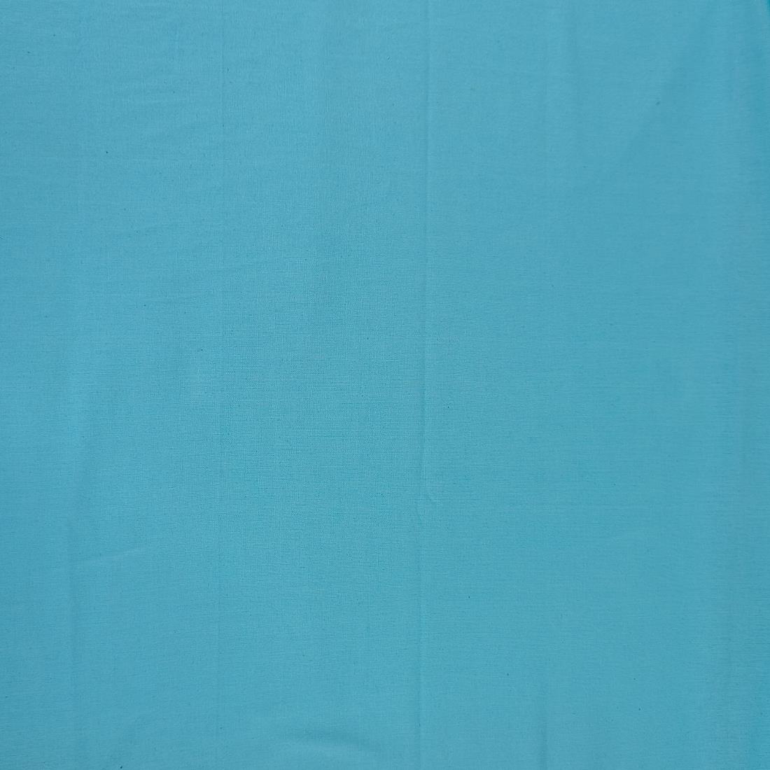 Turquoise Plain Potland Cotton Fabric