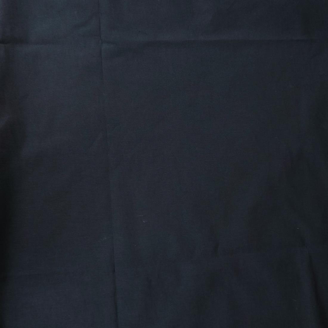 Black Plain Cotton Sateeen Fabric