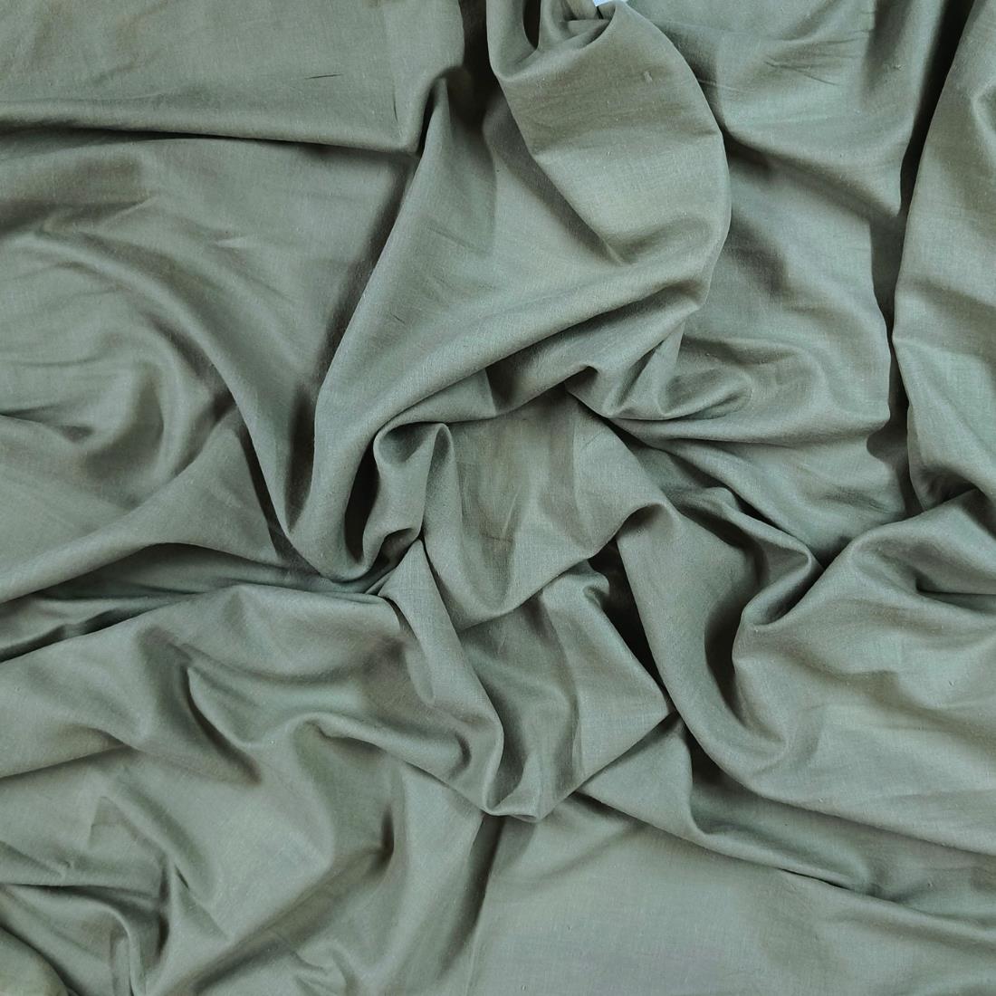 Beige Plain Polyester Fabric
