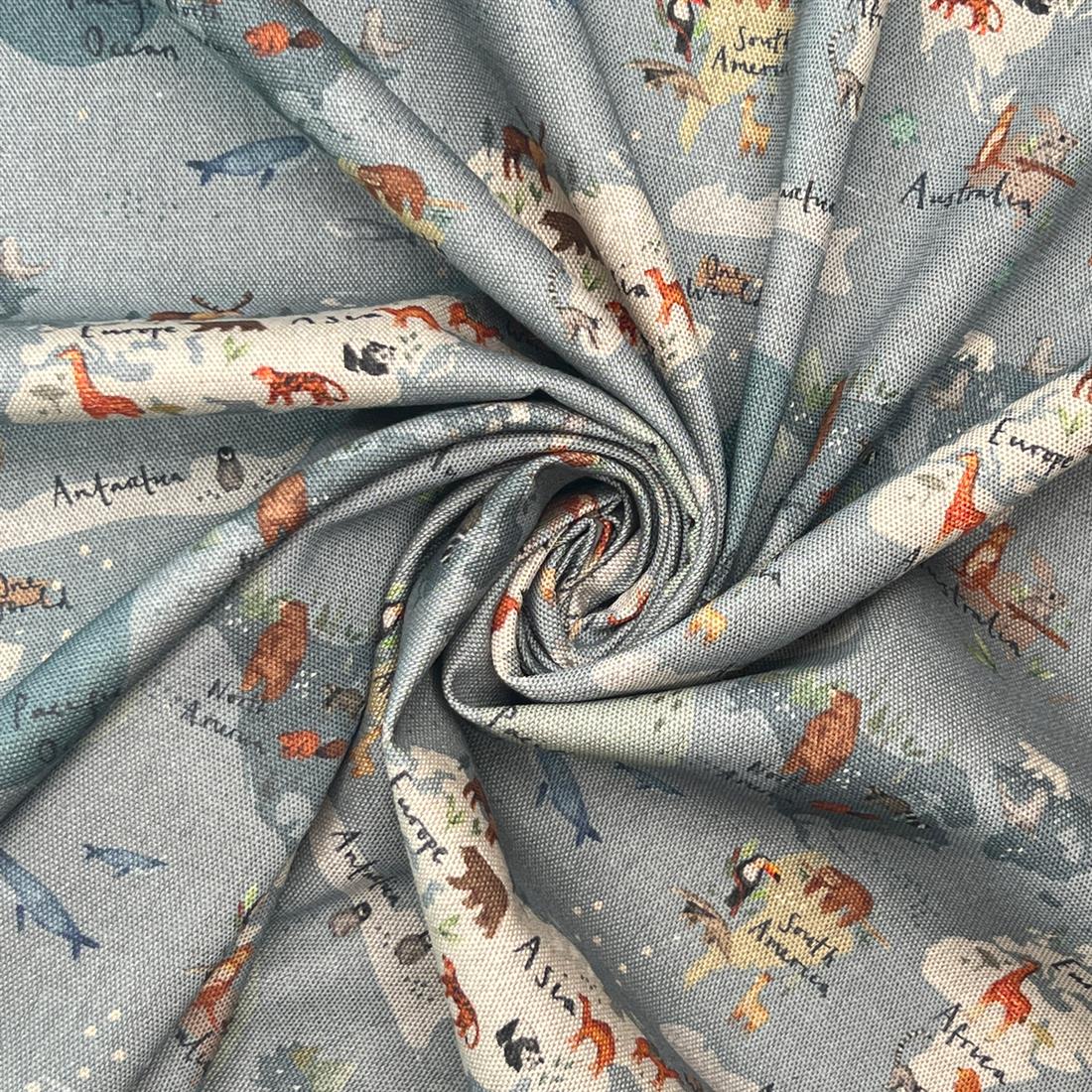 Dusk Digital Print Cotton Animal Kingdom