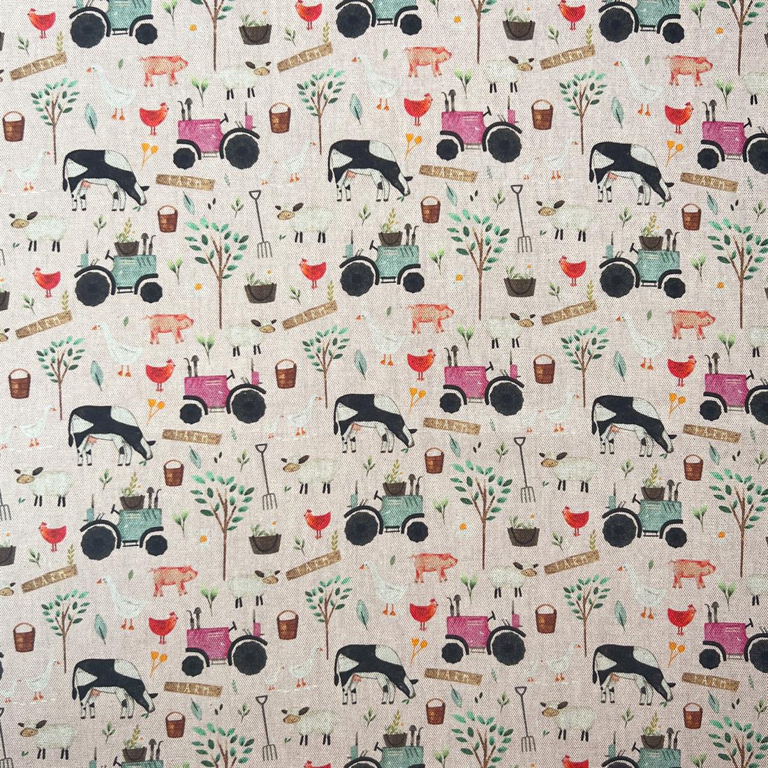 Rose Digital Print Cotton On the Farm