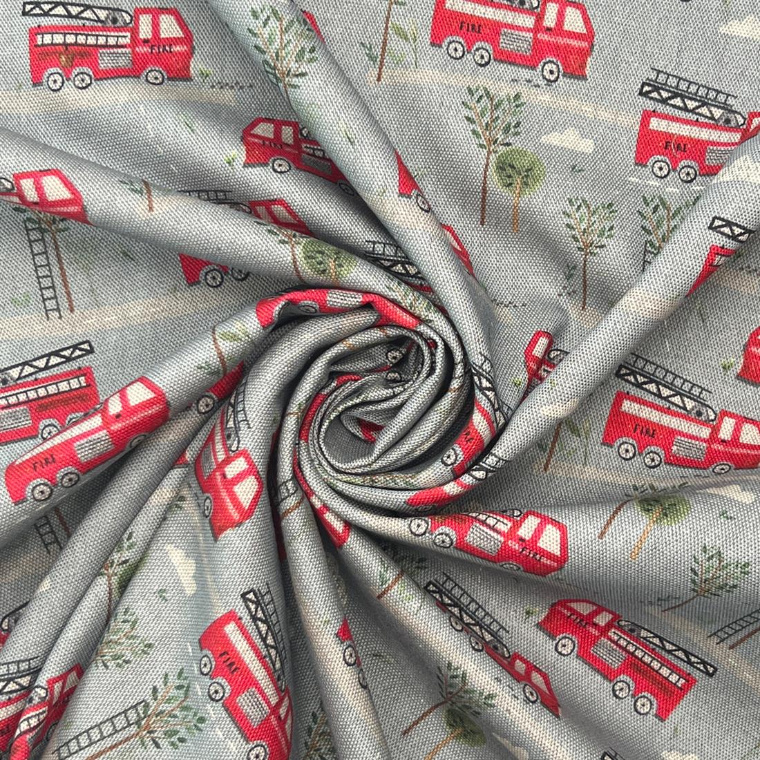 Dusky Digital Print Cotton Fire Engine