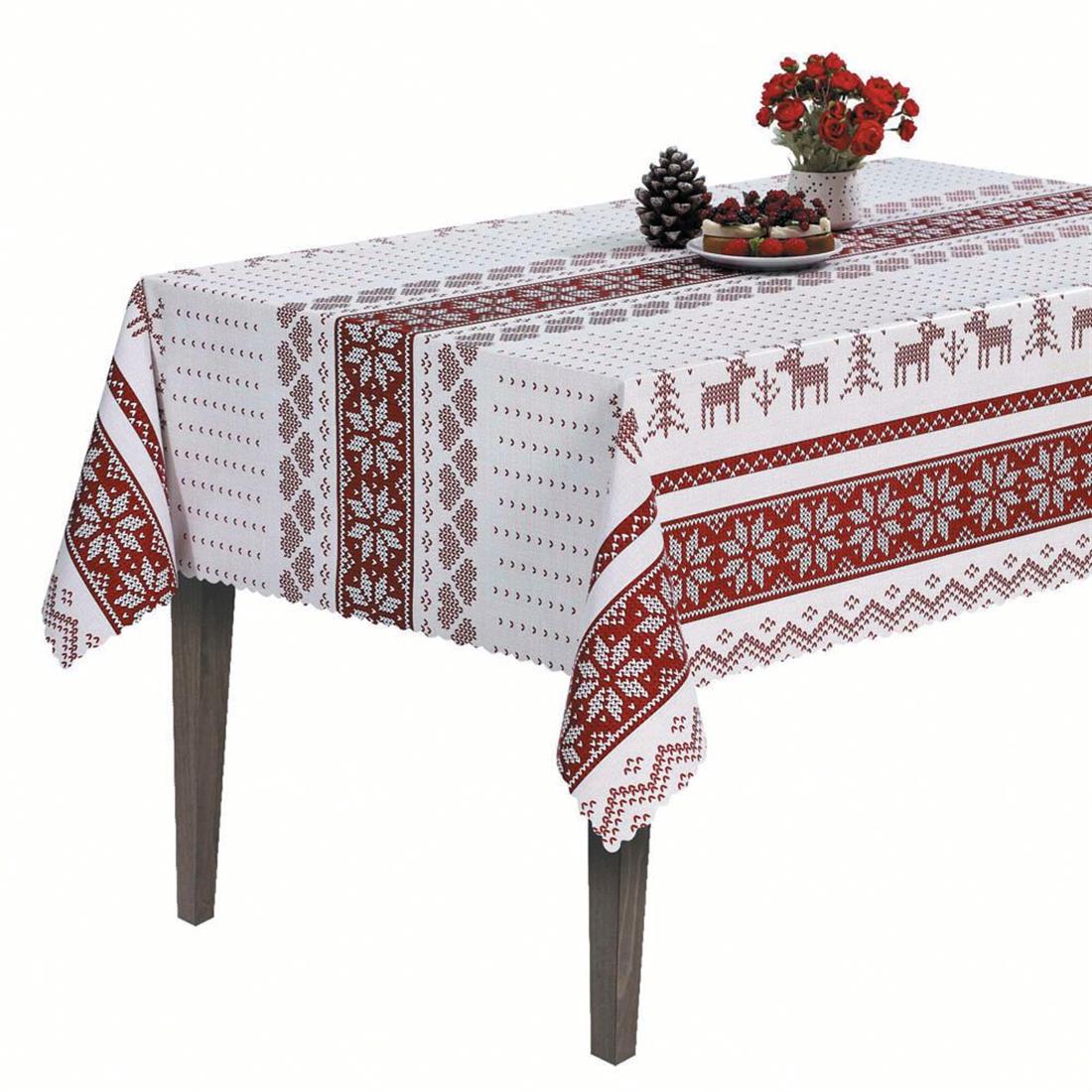 Printed PVC Scandi Xmas