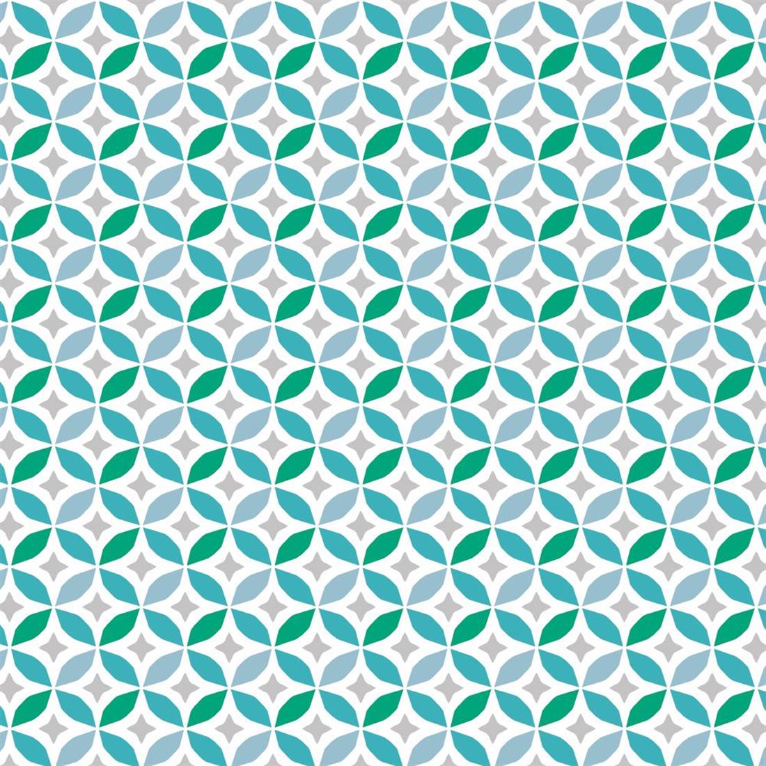 Aqua Printed Twilight - Heavy Duty Waterproof Pvc Coated Vinyl Fabric