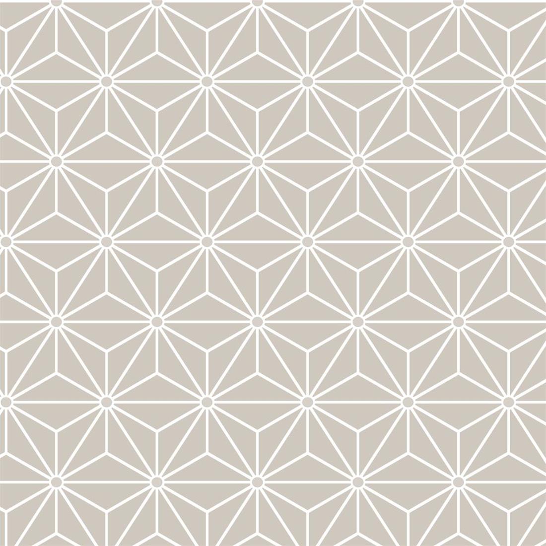 Beige Printed Abstract
