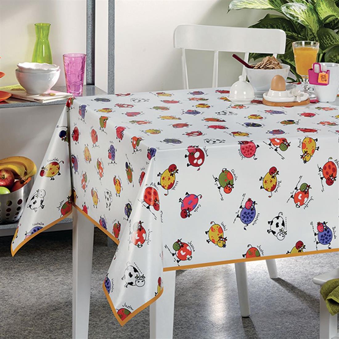 Printed Moo Cow - Heavy Duty Waterproof Pvc Coated Vinyl Fabric