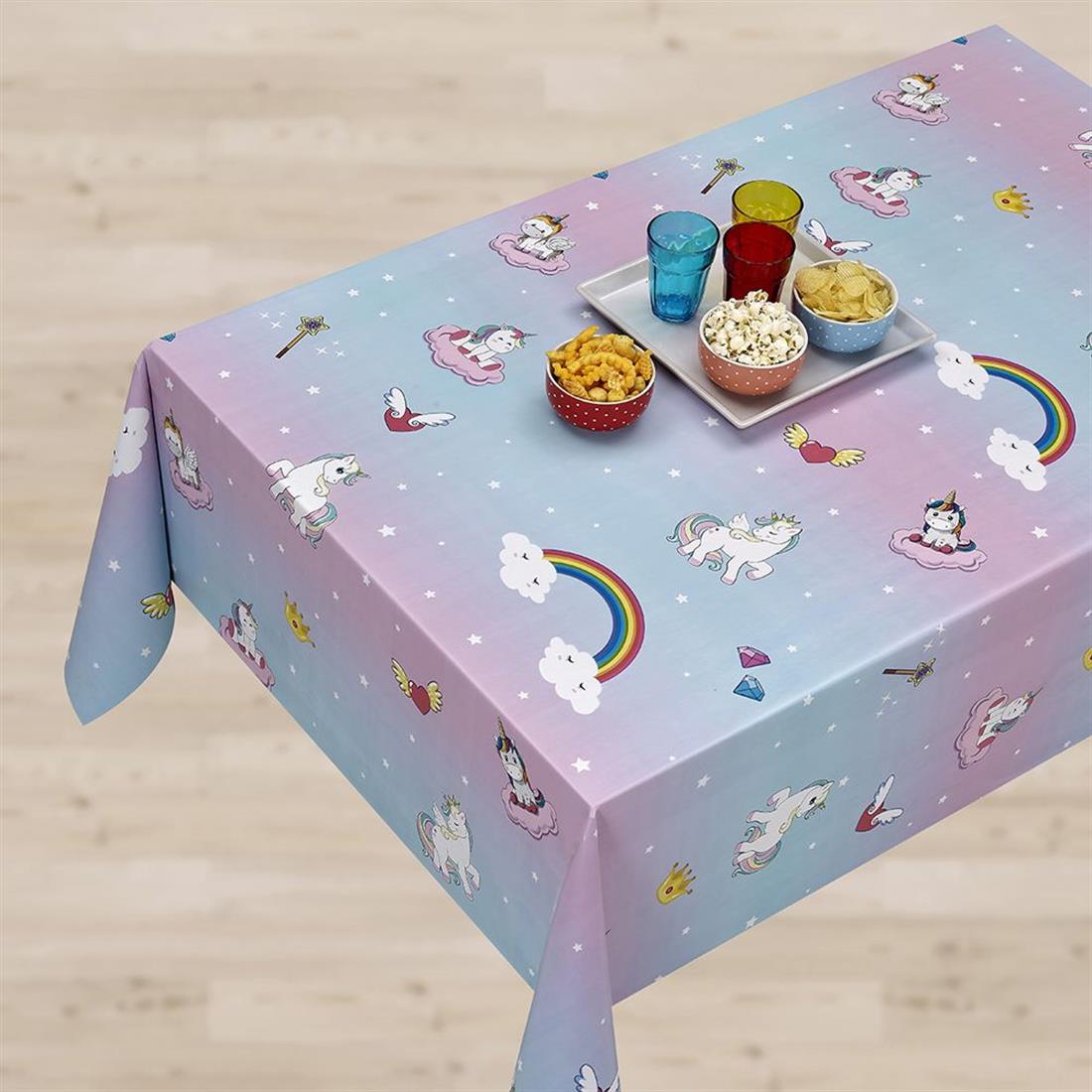 Printed Unicorns - Heavy Duty Waterproof Pvc Coated Vinyl Fabric