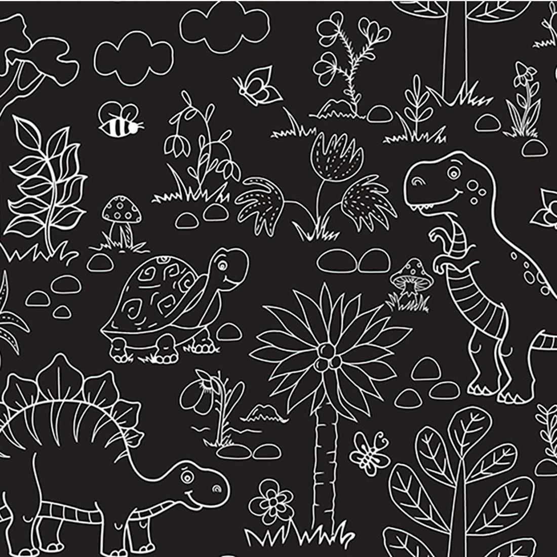 Printed Dino - Heavy Duty Waterproof Pvc Coated Vinyl Fabric