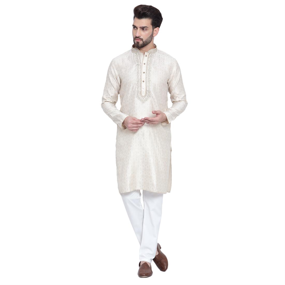 Cream Kurta Pajama