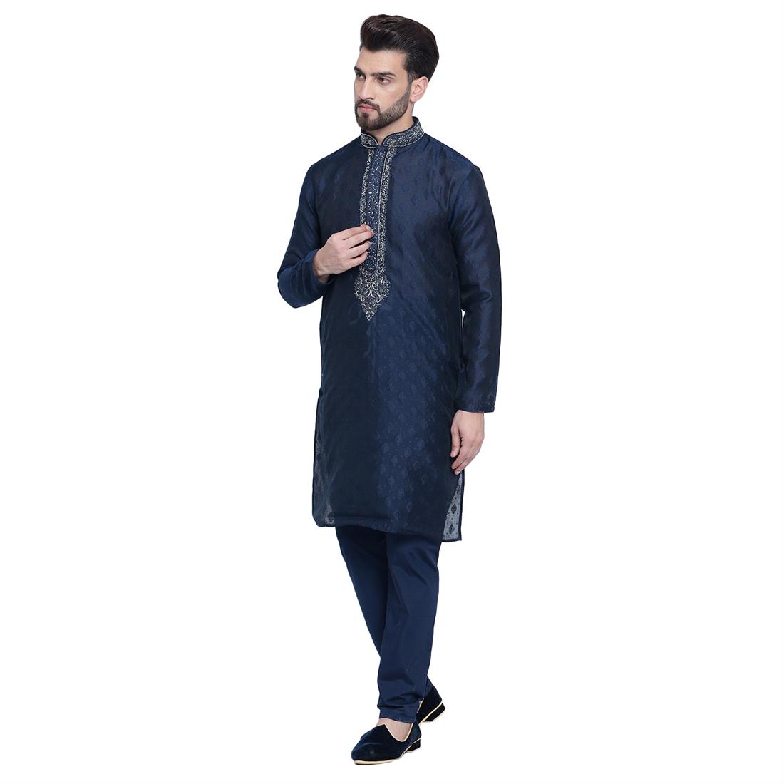 Navy Kurta Pajama
