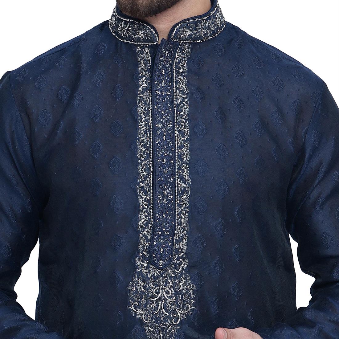 Navy Kurta Pajama