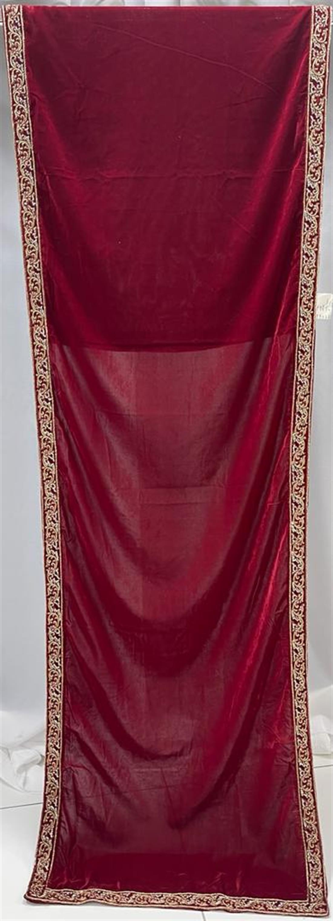 Embroidered Velvet Mens Shawls