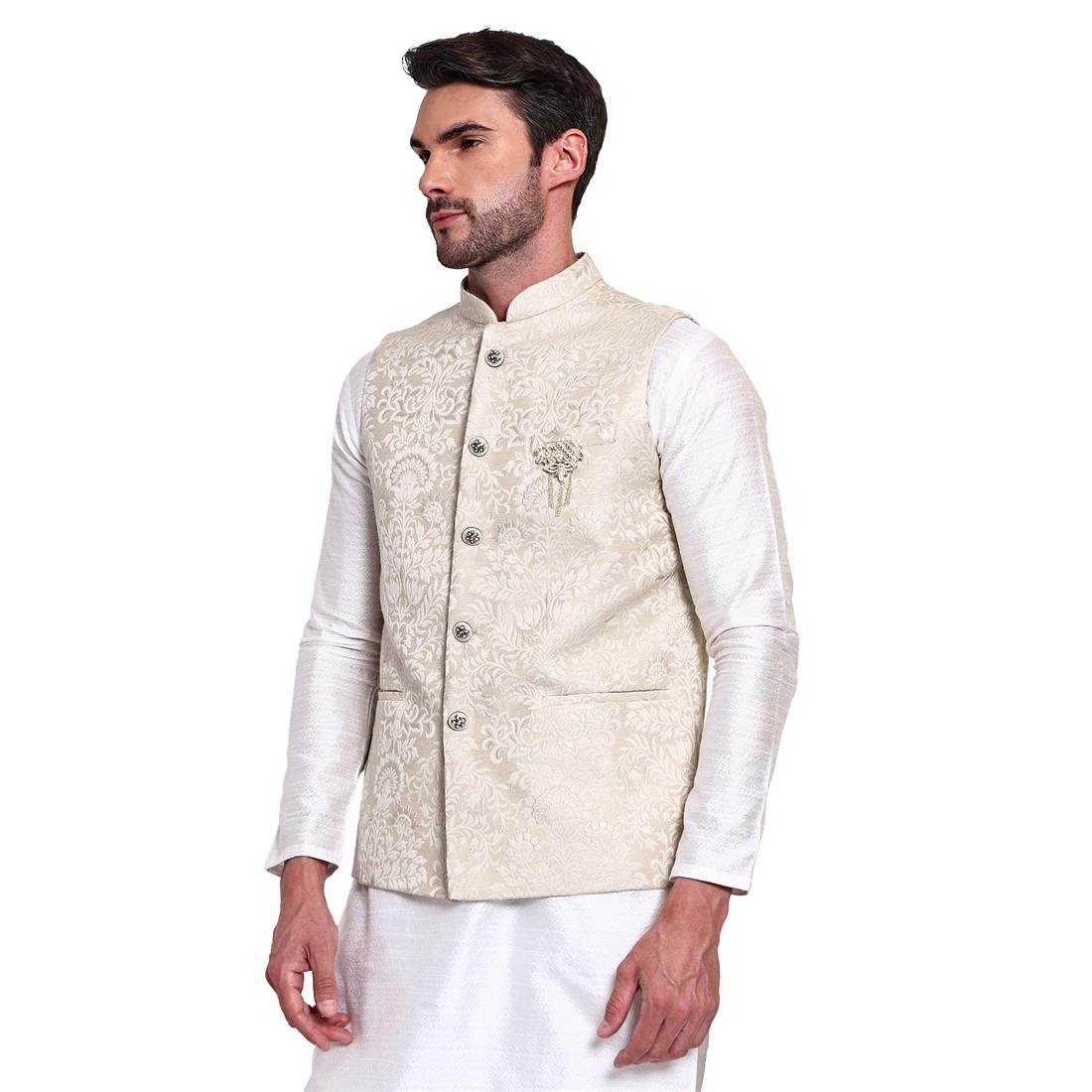 Fawn Mens Waistcoat