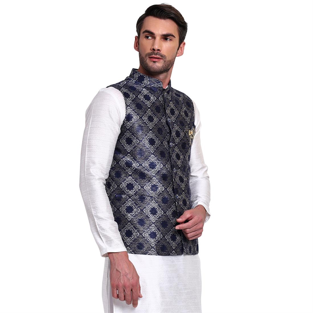 Navy Waistcoat