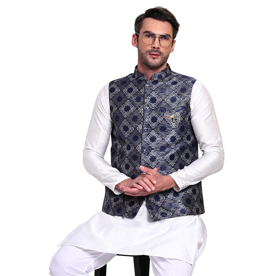 Navy Waistcoat