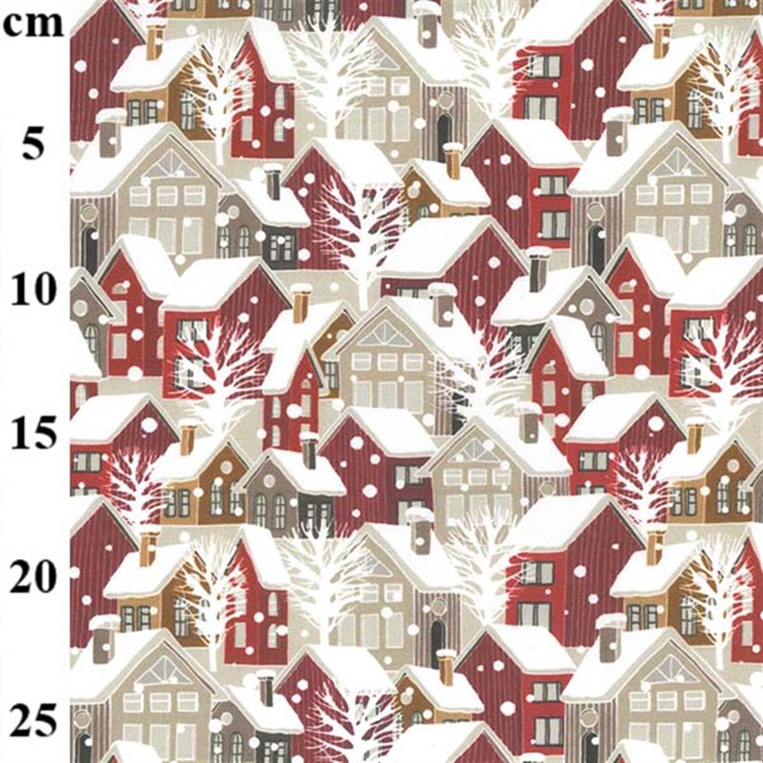 Xmas Printed Craft Cotton Poplin Fabric Quilting Dressmaking