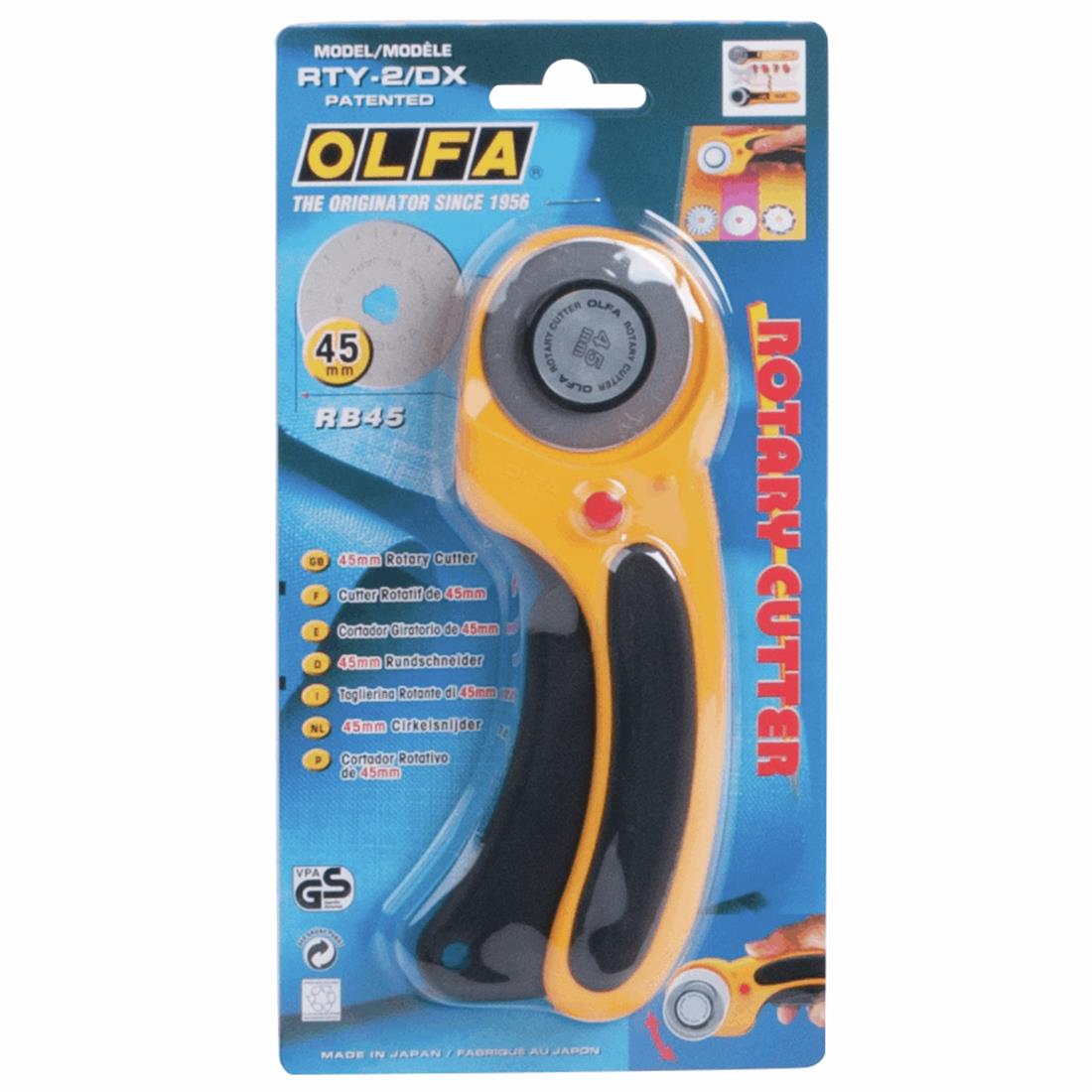 Olfa 45mm De-Luxe Rotary Cutter