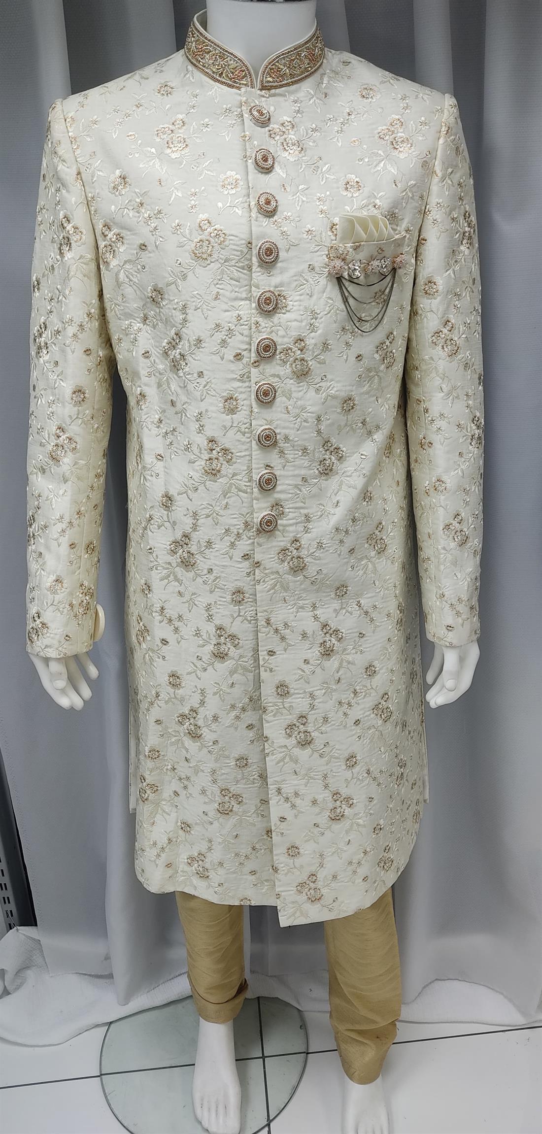 Ivory Mens Sherwani