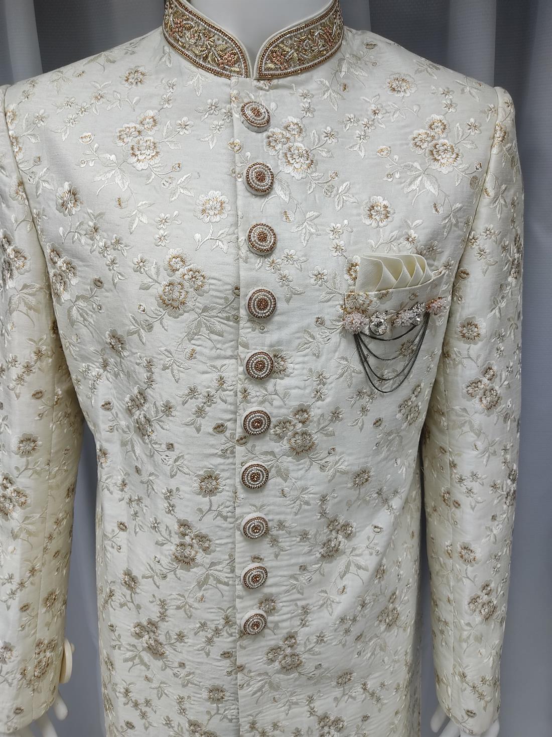 Ivory Mens Sherwani