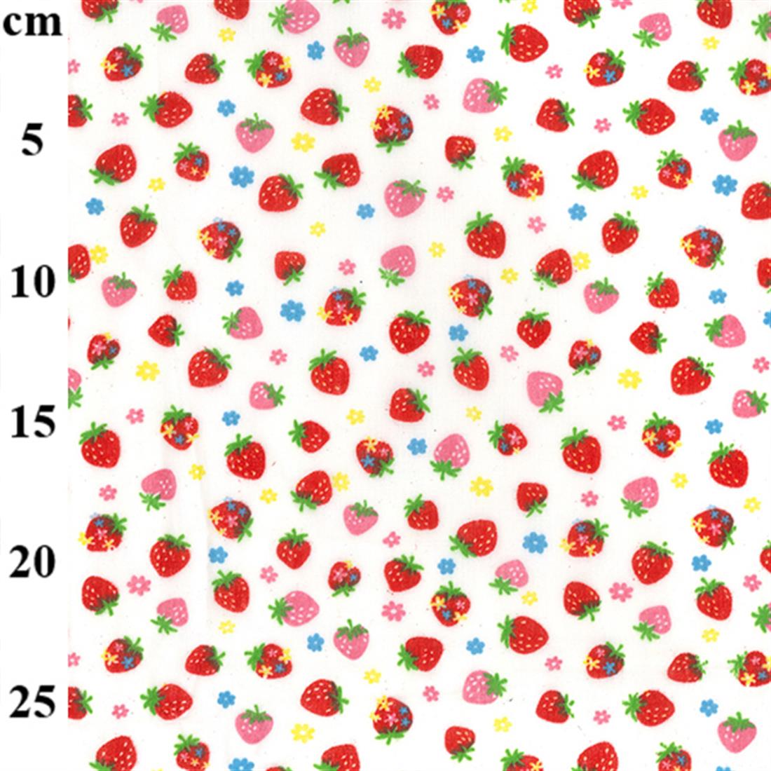 White Cotton Printed Poly Cottons