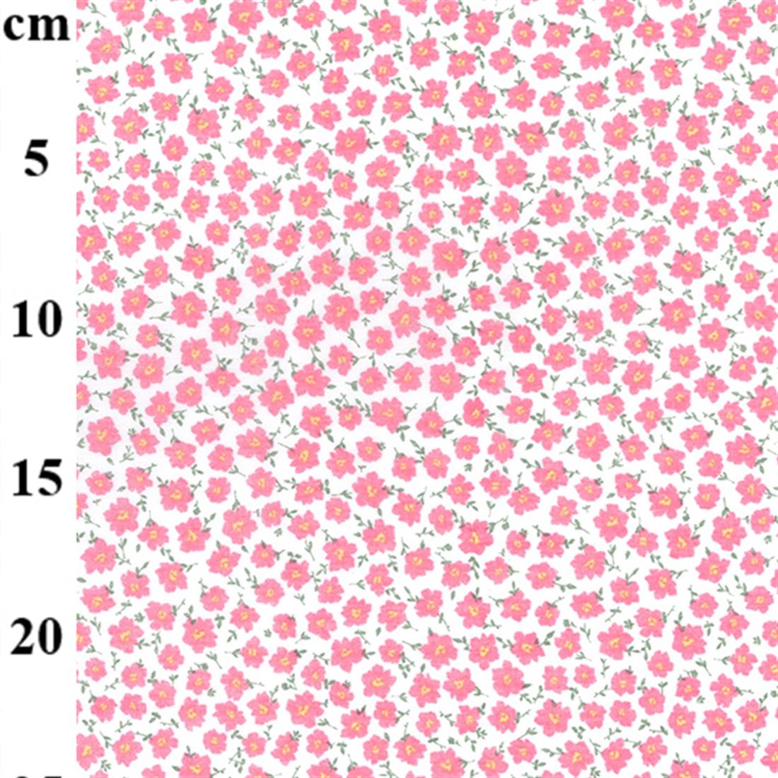 Pink Cotton Printed Poly Cottons