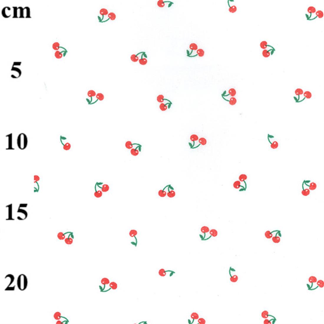 White Cotton Printed Poly Cottons