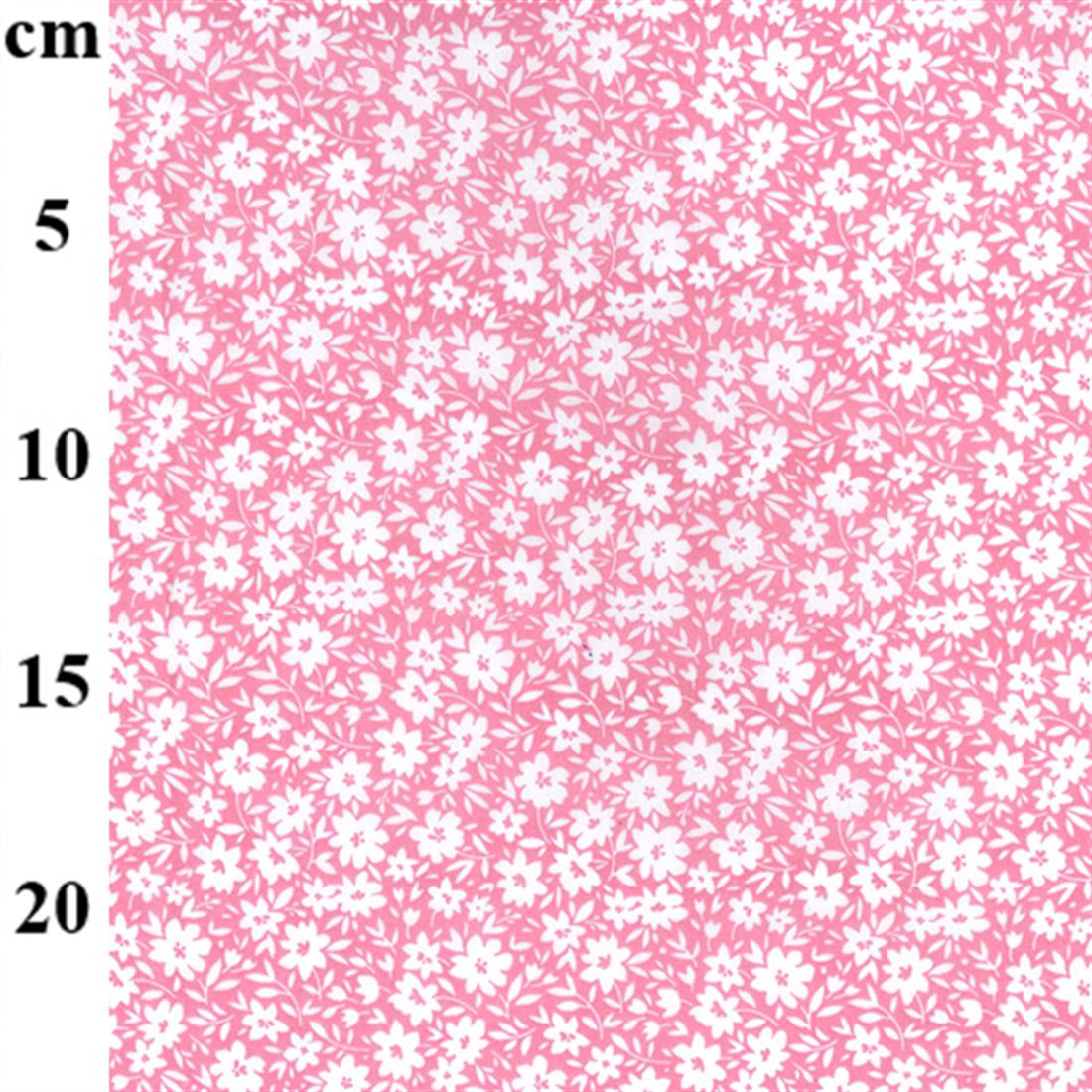 Pink Cotton Printed Poly Cottons