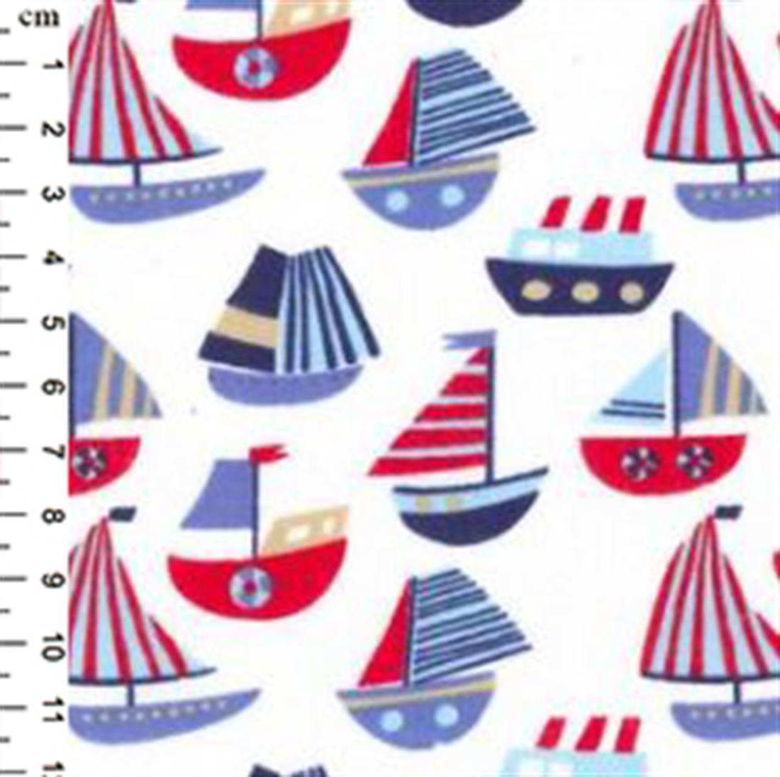 White Printed Poly Cotton Fabric Craft Quilting Patchwork Dressmaking