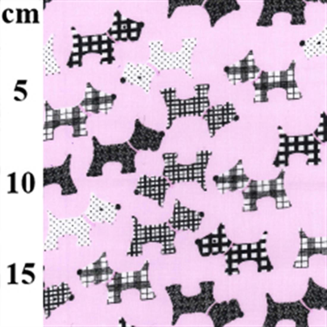 Pink Cotton Printed Poly Cottons