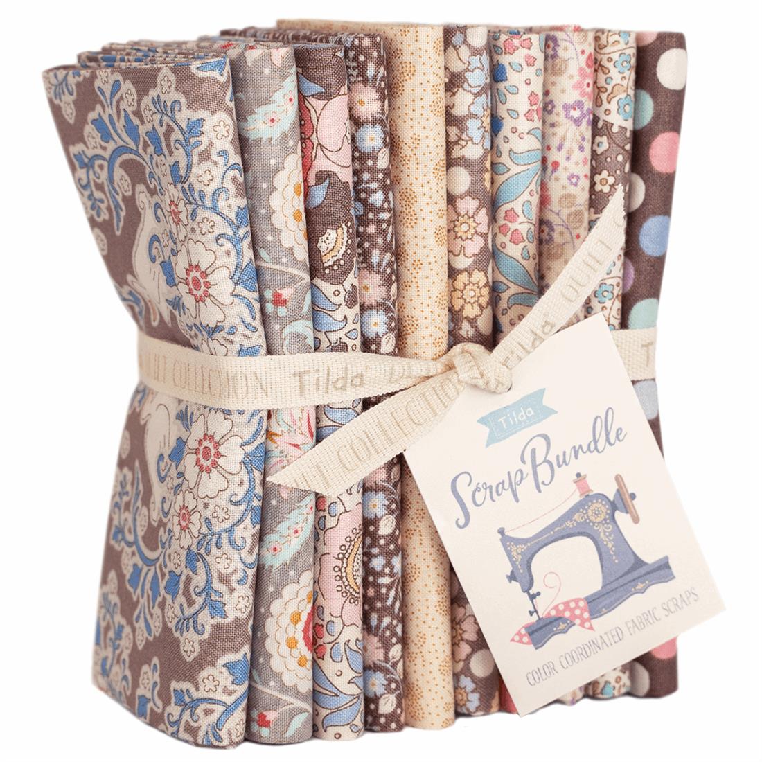 Brown & Sand Cotton Fat Quarter Bundle