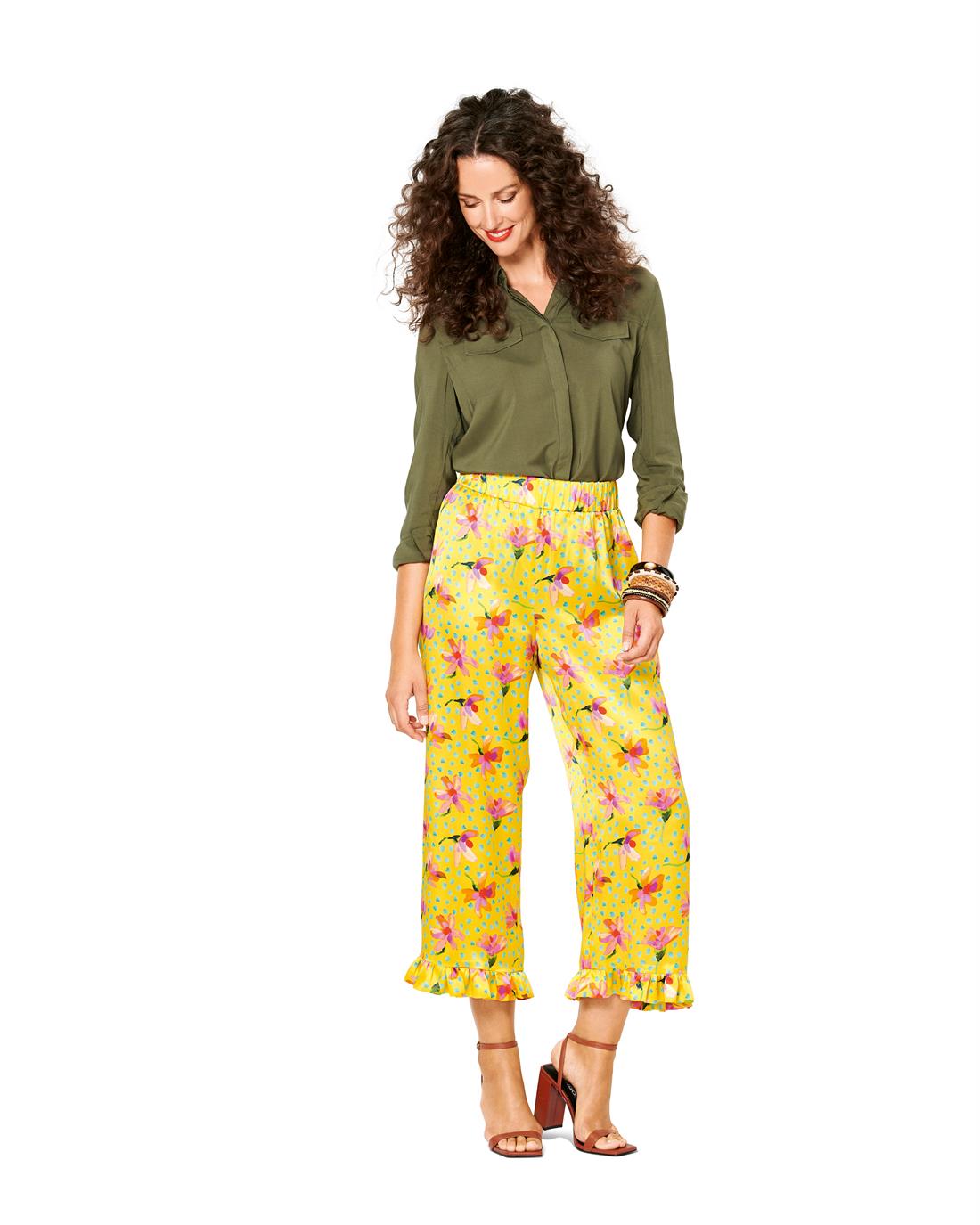 Crepe Burda Style Pattern 6199 Misses