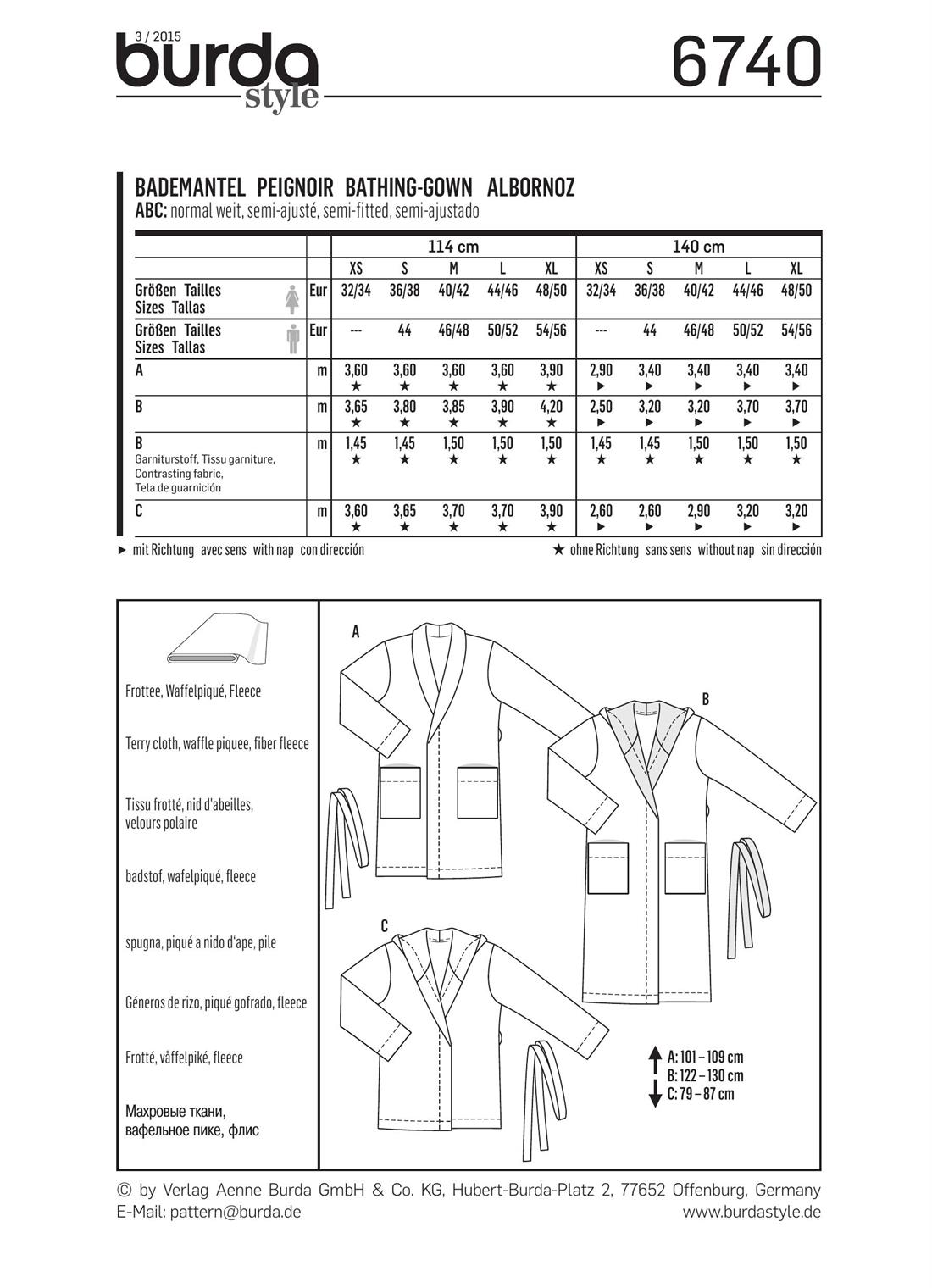 Burda B6740