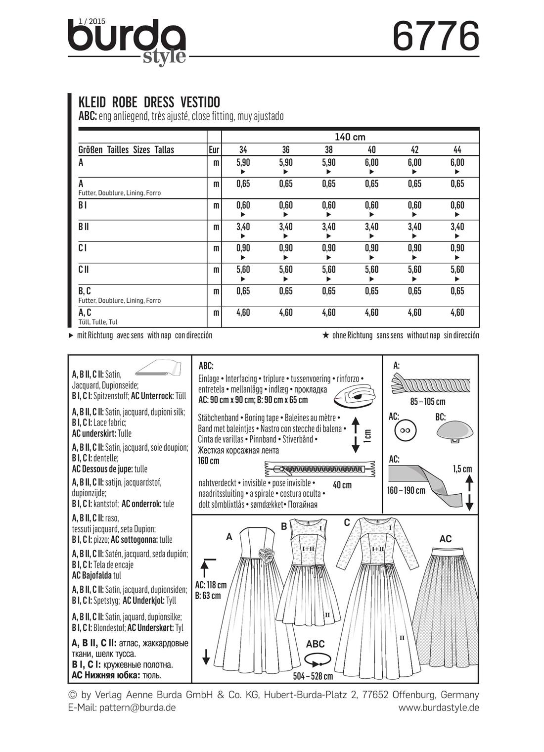 Burda B6776