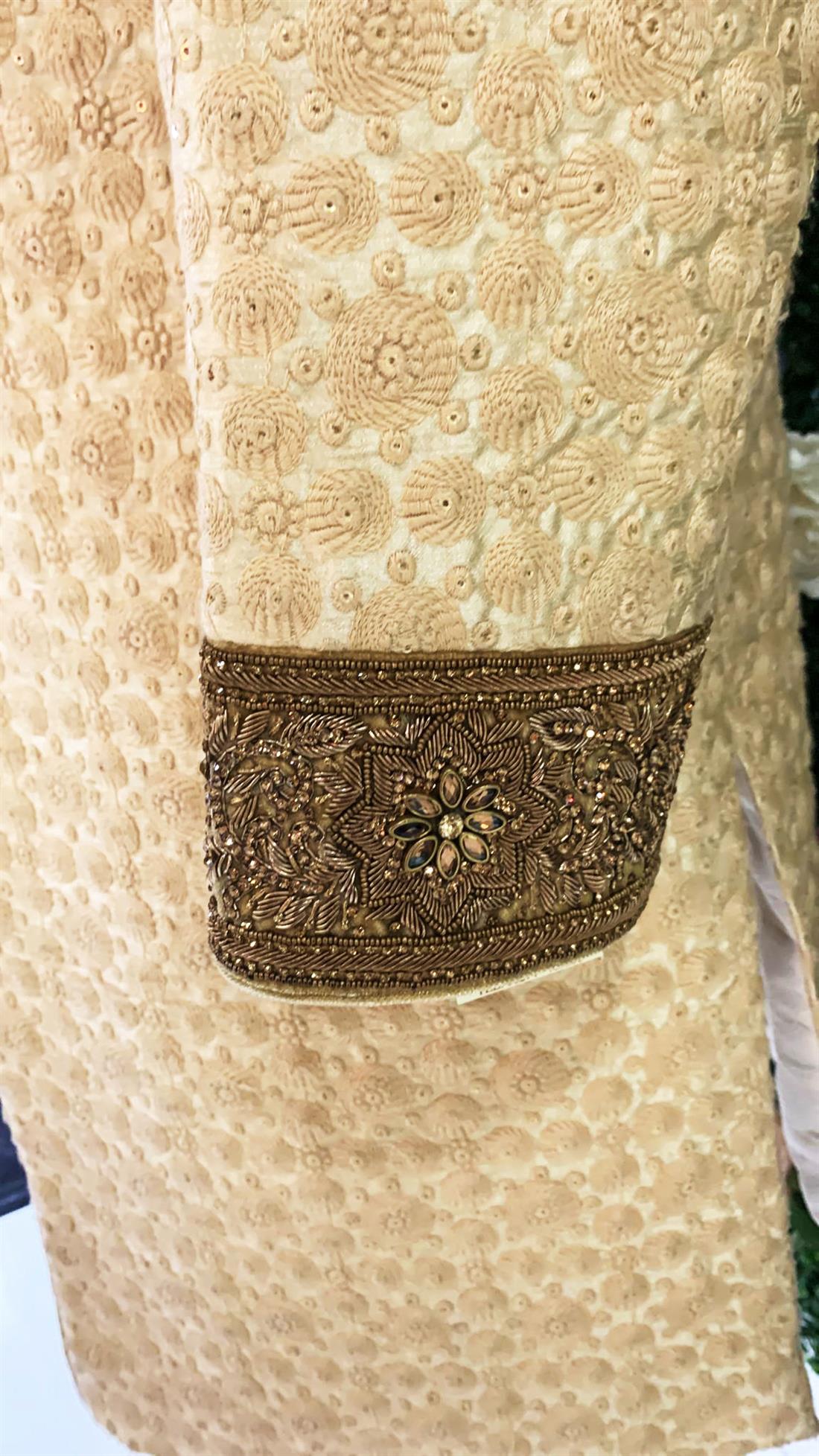 Gold Mens Sherwani