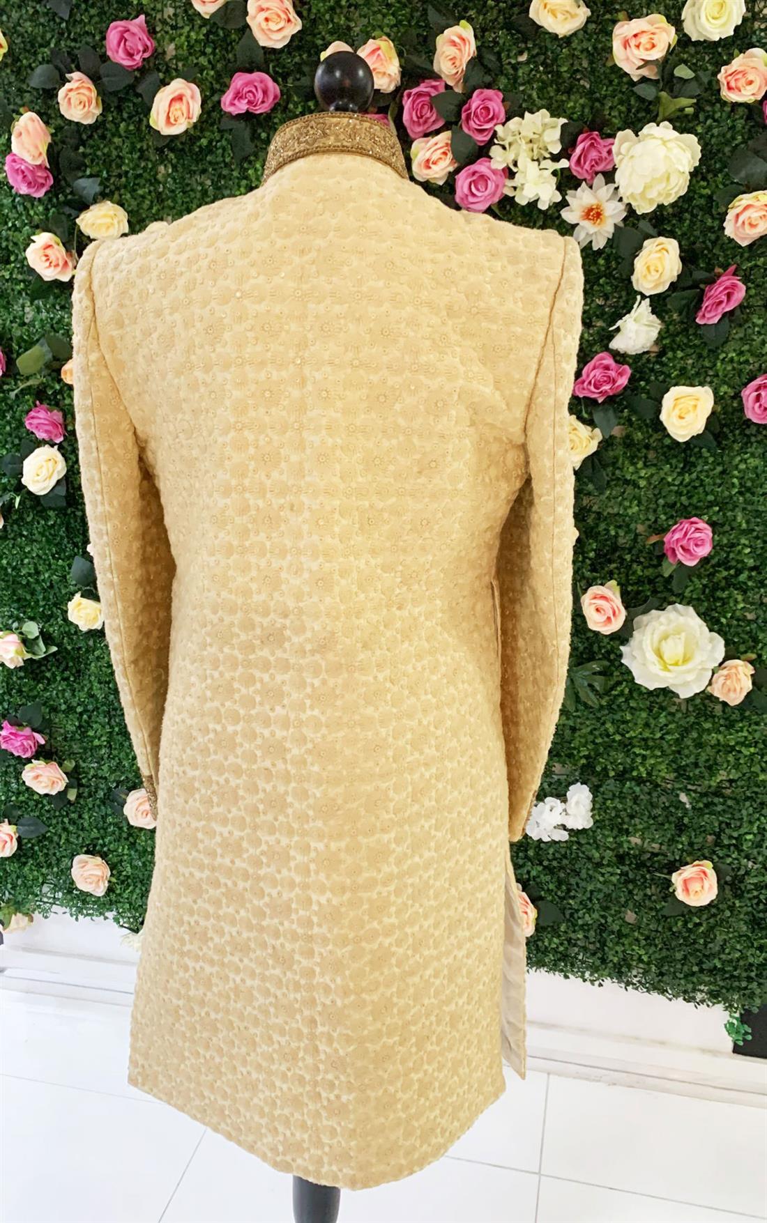 Gold Mens Sherwani
